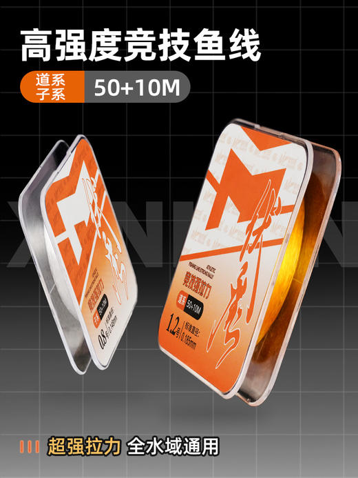 （活动价）佳钓尼伏魔鱼线主线子线进口超柔软强拉力不打卷尼龙线大物线 商品图0