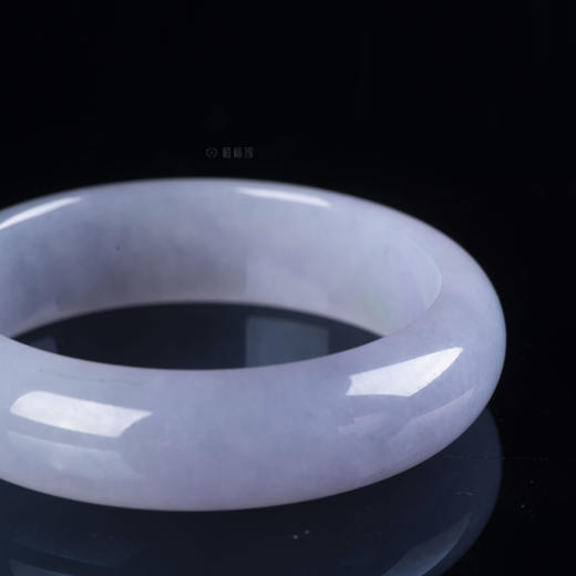 【紫苑春深】紫色翡翠平安镯-SZ603160 商品图5
