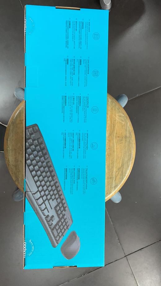 【敏龙电脑】雷柏X1800P\无线键盘鼠标套装\USB口办公防水键鼠套件/包邮 商品图2