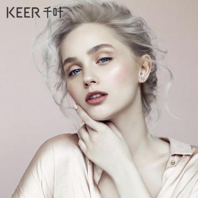 千叶八芒星18k金钻石耳钉39900026662 商品图2