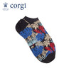 CORGI柯基英国进口男女同款大码袜子个性扎染创意印花船袜夏季薄款 商品缩略图1