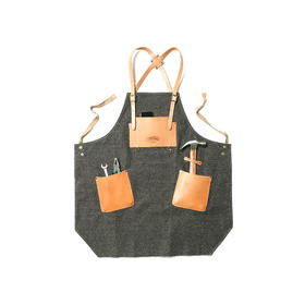 LabU/意大利植鞣革拼皮围裙