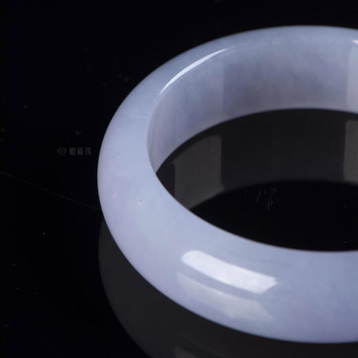 【紫苑春深】紫色翡翠平安镯-SZ603160 商品图4