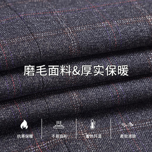 【经典格纹】罗蒙秋季西装外套 男士正装 商务通勤 休闲格子西服开衫外套 商品图4