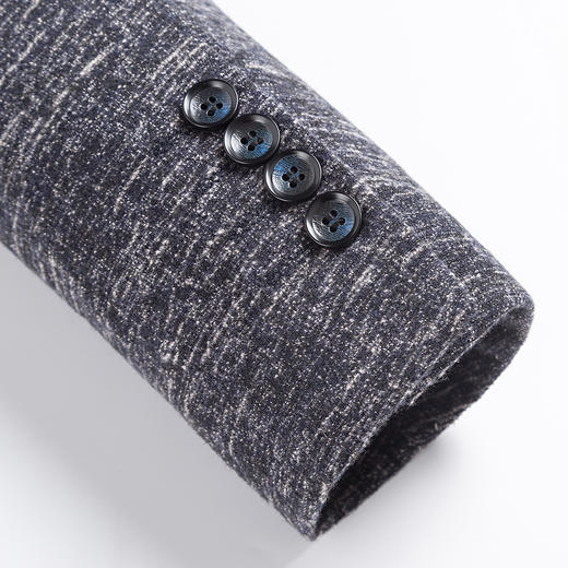 【磨毛保暖】罗蒙秋冬西装外套男士商务通勤休闲单西服开衫外套男 商品图9