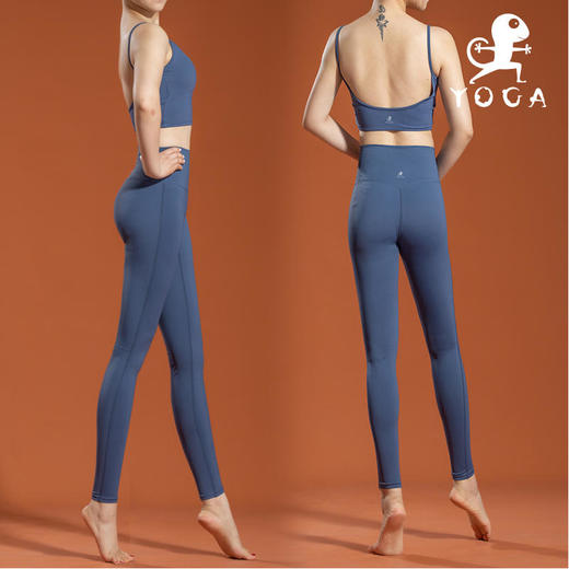 【七十二小时发货】壁虎瑜伽【2109TZ057】高弹聚拢套装（有胸垫） 商品图3