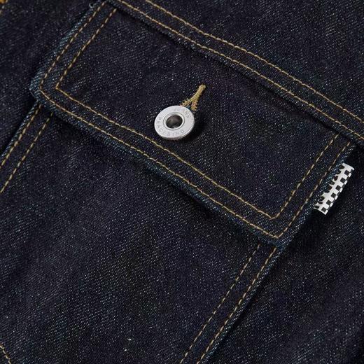 太平鸟男装新款拼接牛仔夹克时尚潮流外套B2BJB3261 商品图3