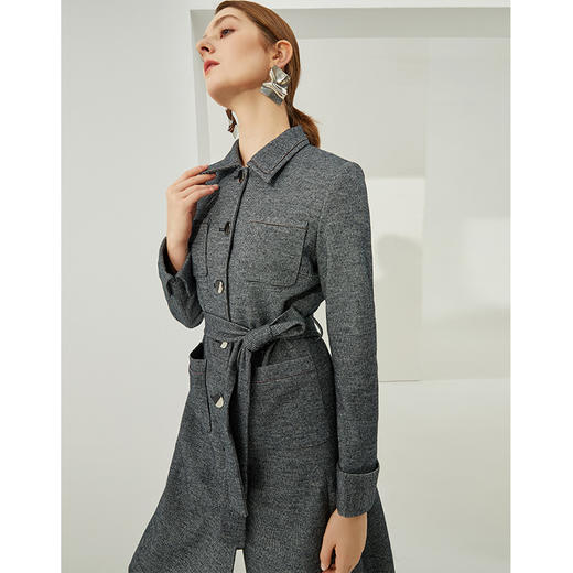 扣子问题下架--EITIE 爱特爱6404106毛呢大衣 商品图2