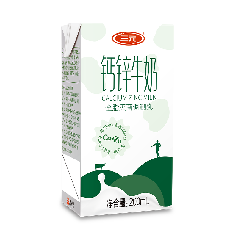 特渠钙锌牛奶 200ml*24盒