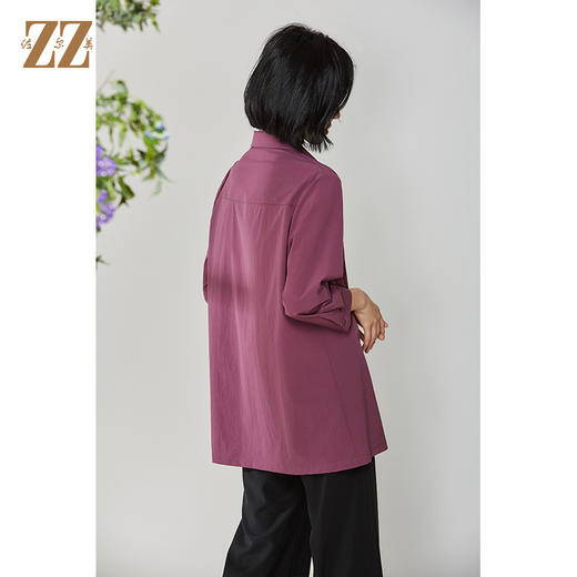 佐尔美2021秋款新款 气质高级质感中长款风衣女E11FZ16 商品图4