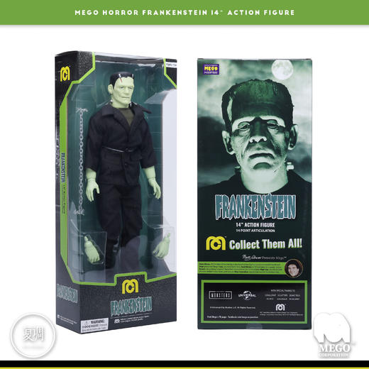 现货 Mego 科学怪人 弗兰肯斯坦 14英寸 可动人偶 商品图7