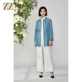 佐尔美2021年秋季新款 中长款风衣E11FZ01
