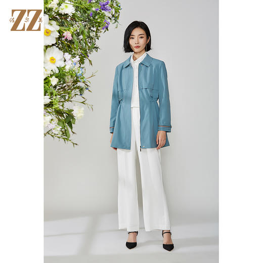 佐尔美2021年秋季新款 中长款风衣E11FZ01 商品图0