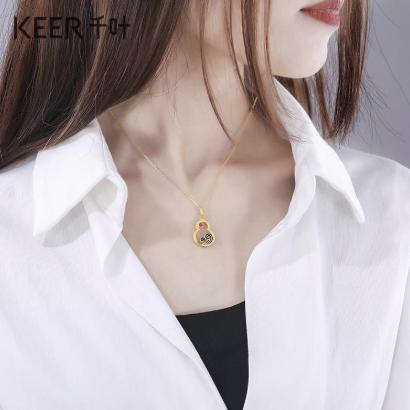 千叶福禄日升足金18k金颈饰39900025967 商品图4