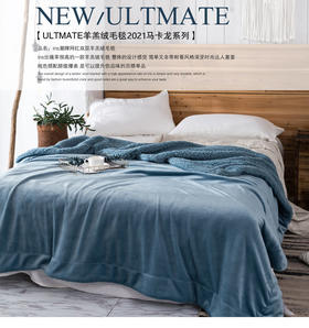 裸睡柔滑 羊羔绒双层毛毯 手感柔软 亲肤贴切 绒面丰盈 精选好料 匠心制作