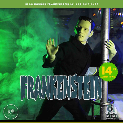 现货 Mego 科学怪人 弗兰肯斯坦 14英寸 可动人偶 商品图0