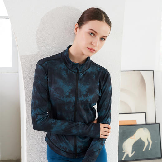 HWT华威特新款秋冬季柔软塑形户外运动休闲外套瑜伽服H290125 商品图12