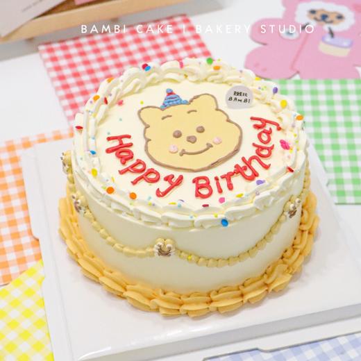 小熊维尼手绘蛋糕 商品图1