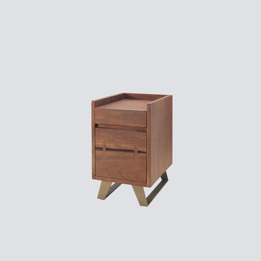 NS家居nsfurniture客厅实木床头柜NSCB-LHAT 商品图1