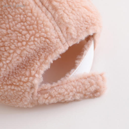 马克珍妮新款秋冬装 男女童仿羊羔毛鸭舌帽 宝宝帽子210873 商品图4