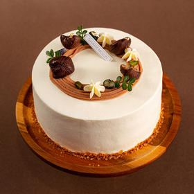 秋栗 | 栗子奶油蛋糕 | 旋木烘焙