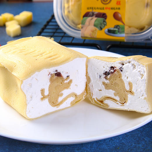 【食品酒水】盛京天禄网红毛巾卷蛋糕 爆浆千层冷冻糕点甜品现做现发盒子蛋糕 商品图2