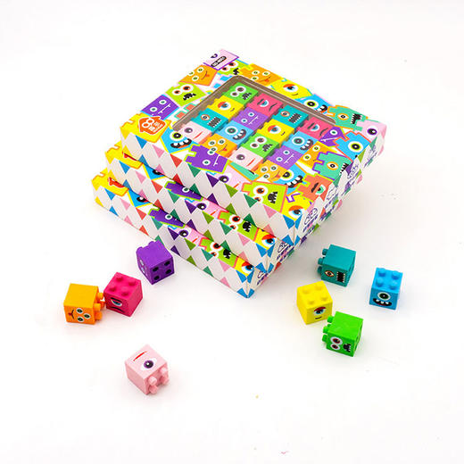 奇好怪物积木橡皮擦8051 商品图2