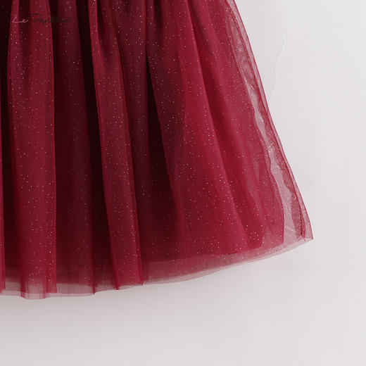 【马克珍妮 法式系列】新款宝宝秋装 女童背心连衣裙213202 商品图4