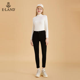 衣恋休闲修身显瘦纯色牛仔裤EETJB49Q1N