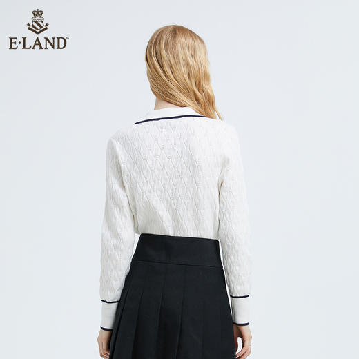 衣恋学院风娃娃领温柔甜美针织衫EEKWB49C5C 商品图2