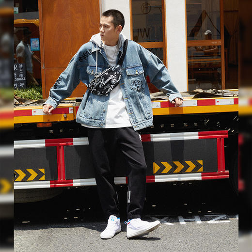 MISHKA印花针织长裤M61000831M 商品图1