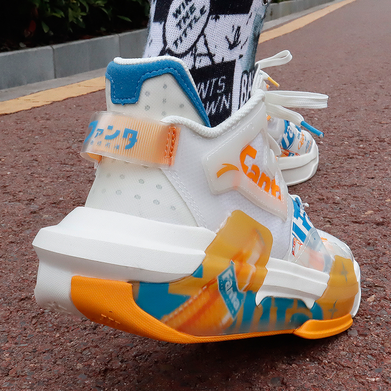 安踏霸道芬达联名休闲鞋2021夏季新款男女鞋网面情侣112138081s