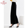 乔万尼新品金丝绒阔腿裤长裤EI3F212 商品缩略图1