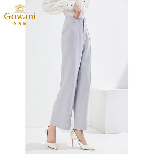 乔万尼阔腿裤休闲气质长裤EI3F181 商品图1