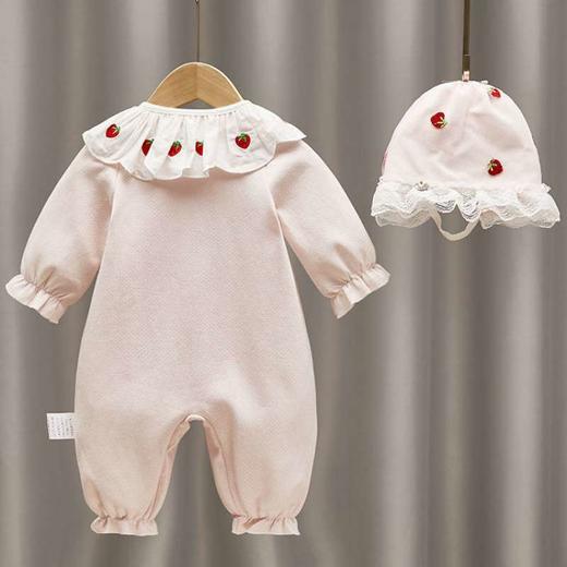 婴儿连体衣婴儿衣服女宝宝网红婴儿连体衣衣服0到3个月哈衣儿 商品图4