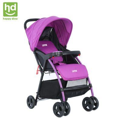 小龙哈彼超轻婴儿推车轻便折叠可坐可躺儿童伞车手推车LC596【粉色 外箱纸盒损坏】 商品图0