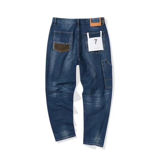 太平鸟男装 休闲长裤男2021年秋新款牛仔裤B2HAB3E11 商品图1