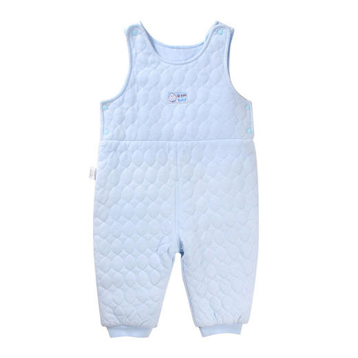 棉果果秋冬季男童女童内衣绗棉背带裤M401204717642 商品图0