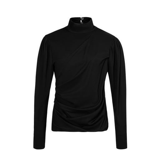 VIMAGE纬漫纪秋季新品简约百搭半高领小上衣打底衫套头V1613210 商品图4