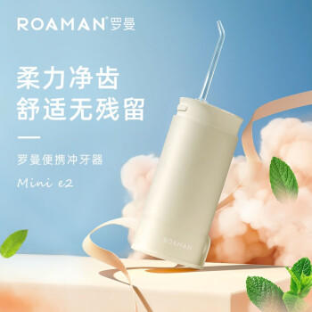 ROAMAN罗曼电动冲牙器Minie2便携式水牙线家用正畸专用牙齿清洗洗牙神器口腔清洁 梵高艺术限定款&蜜茶色 商品图4
