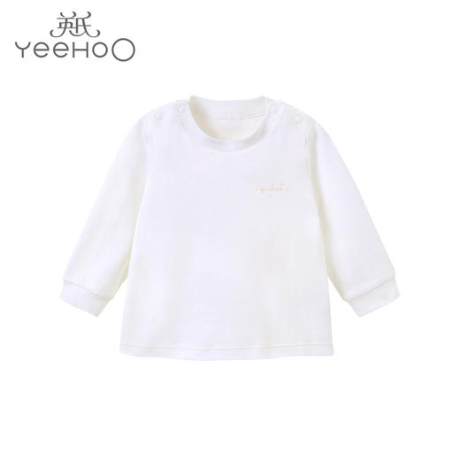 英氏-内衣类（秋）E1天使双35棉拆裤英氏白110CM 商品图1