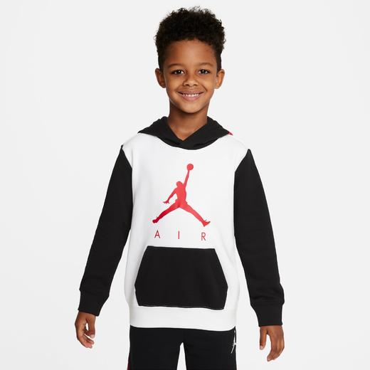 AIR JORDAN乔丹AJ童装秋 男 儿童飞人撞色连帽运动卫衣JD2132037 商品图2