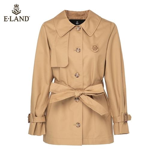 衣恋中长款单排扣风衣外套EEJTB49C2C 商品图4