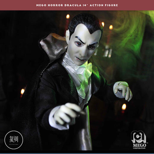 现货 Mego 德古拉 吸血鬼 Dracula 14英寸 可动人偶 商品图2