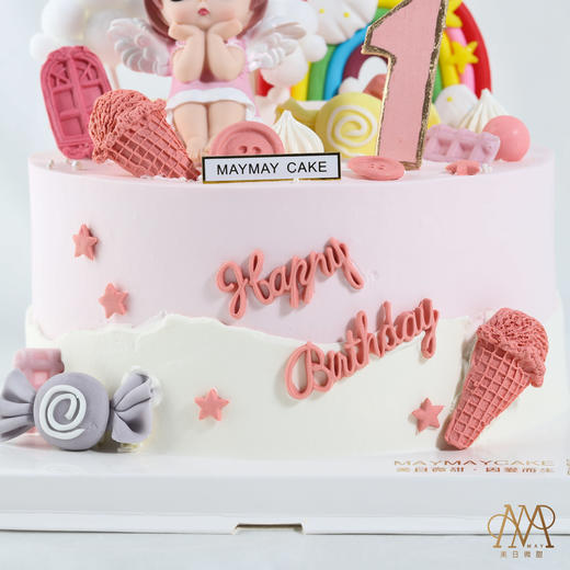 【3767】粉色色系·小天使安妮蛋糕 商品图3
