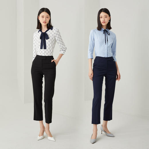 PRICH2021年秋季新款气质通勤直筒显瘦职场西装裤女PRTCB3801E 商品图2