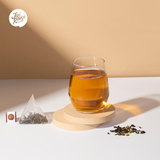 【Jasrouge茶】 桂花乌龙茶180g（盒装三角茶包）3g/包*30包/袋*2袋/盒 萃茶 餐饮店奶茶店原料 商品图2