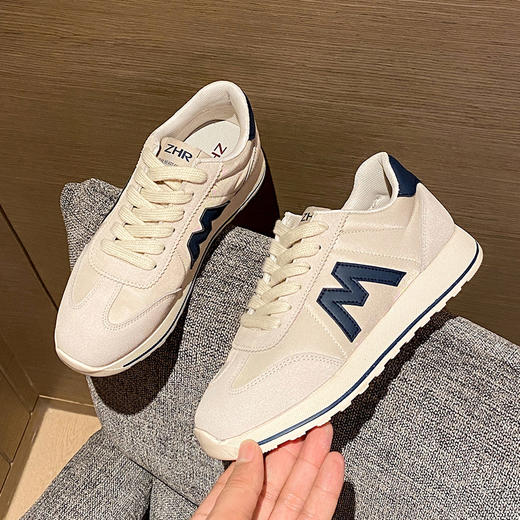 ZHR国潮平底板鞋女跑步鞋女休闲鞋子运动鞋女老爹鞋女鞋 商品图6