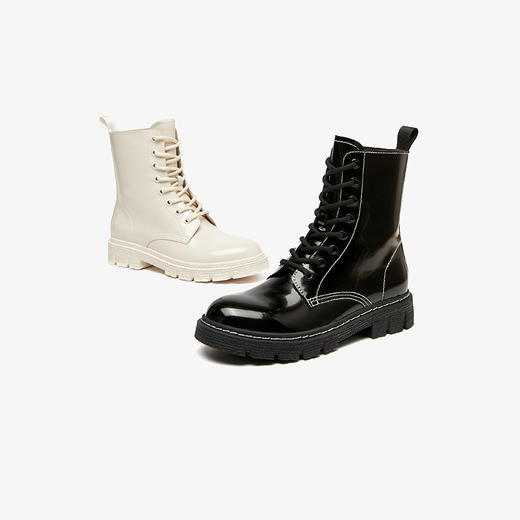 【清仓特卖】西遇马丁靴女英伦风年冬季新款潮ins酷齿轮底休闲百搭短靴女	21913882 商品图0