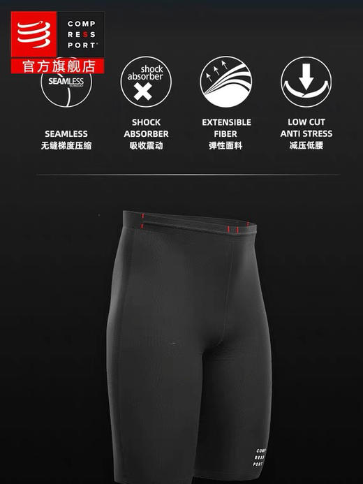 新款compressport 运动 压缩短裤 Compression Shorts 欧洲产试穿不退换 商品图13